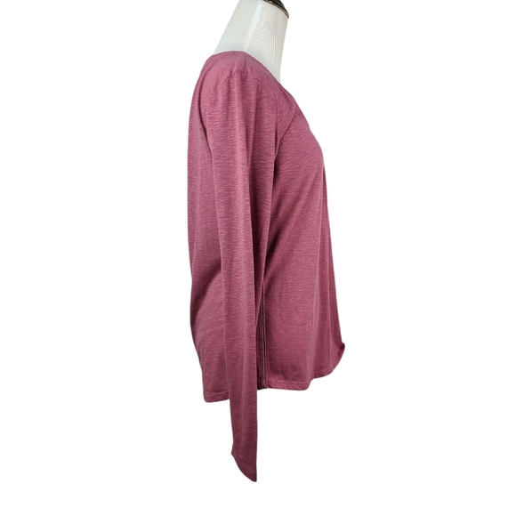 Kuhl long-sleeve v-neck mauve shirt women's size medium - Picture 4 of 15